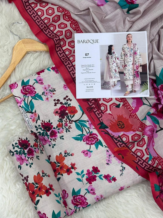 Unstitched Khaddar suits with Flat 20% OFF