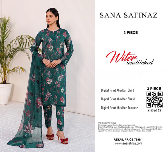 Unstitched Khaddar suits with Flat 20% OFF