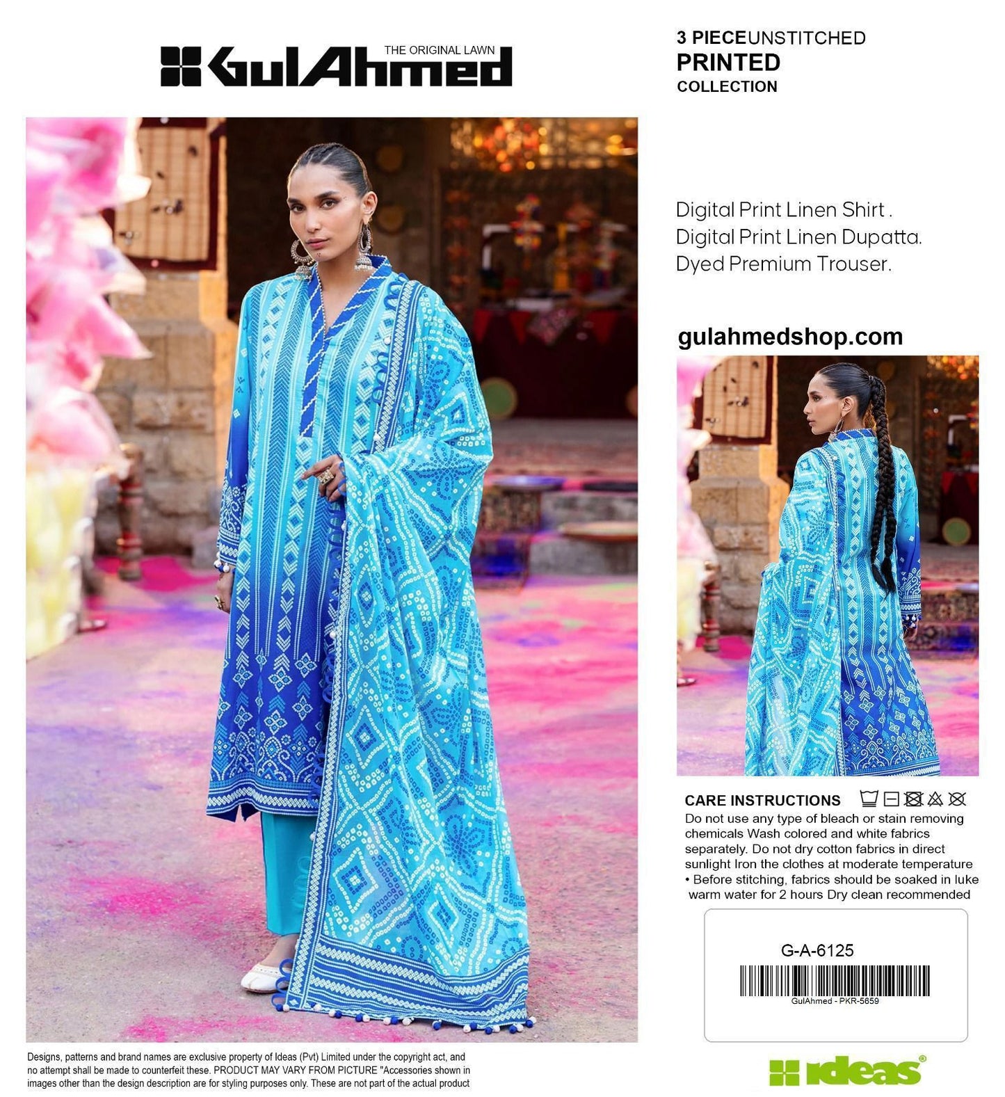 3 Piece | Unstitched Linen | Winter 25'