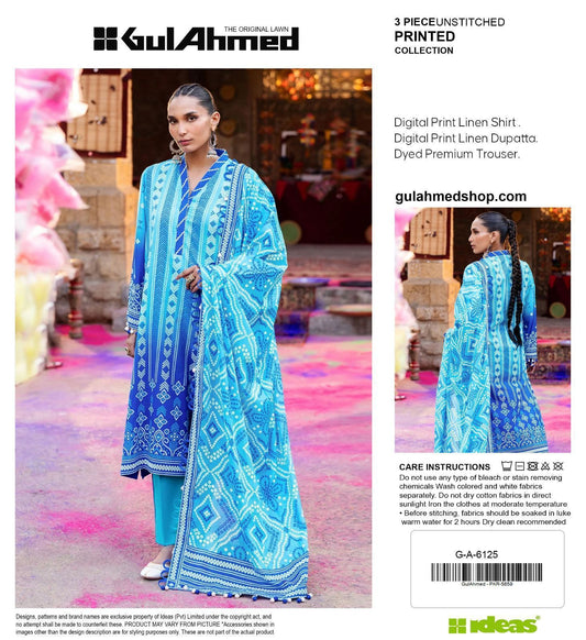 3 Piece | Unstitched Linen | Winter 25'