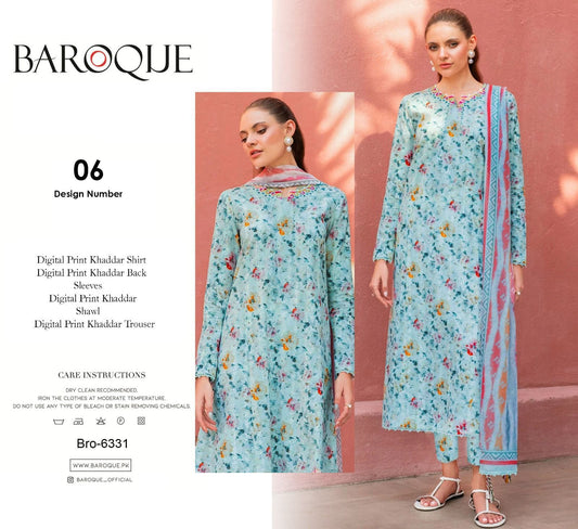 Premium Khaddar Three-Piece Suits for Women | Winter 2025 Collection