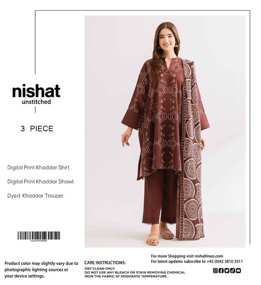 Latest Khaddar 3-Piece Suits for Winter | Elegant Designs